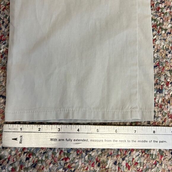 PT01 Gray Cotton Blend Slim Fit Flat Front Chino Pants Sz 56 (US 40 X 36.5) - Picture 14 of 15